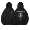 High-quality men's hooded sweatshirt, 2026 autumn/winter new style, trendy loose fit, fleece-lined and thickened, couple's sweatshirt.