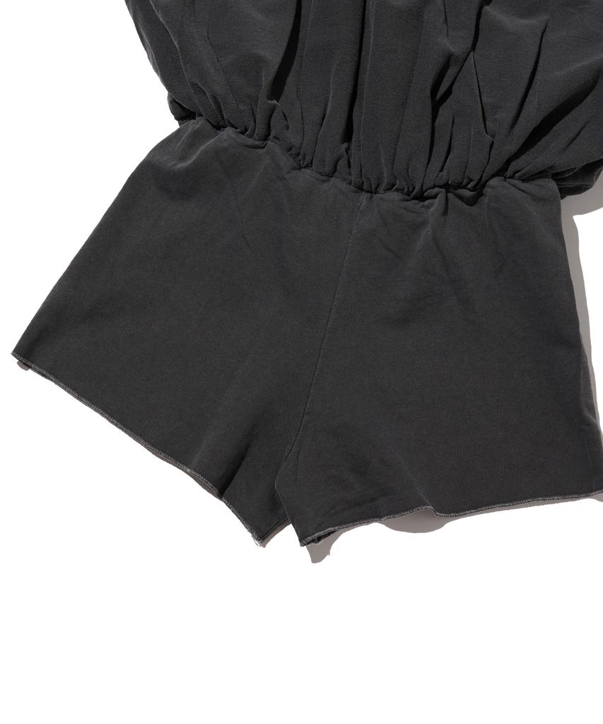 CARGOBROS FOR WOMAN Pigment Tiered Mini Skirt (Charcoal)