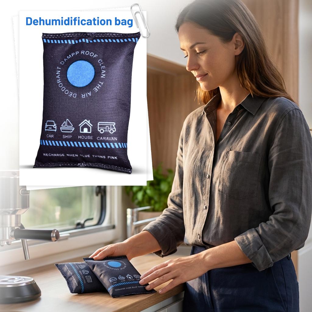 Dehumidifying And Silica Gel Desiccant, Smart Color-changing Charcoal Bag, Dehumidifier Bag, Moisture Absorber.