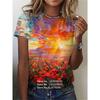 Summer T-Shirt Women 3D Printing Fashion Tee  New Harajuku T Shirt Short Sleeve Clothing