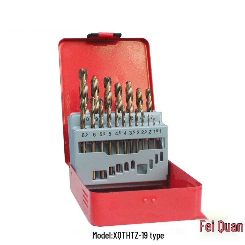 Feiquan M35 Cobalt HSS Fully Ground Twist Drill Bit Set