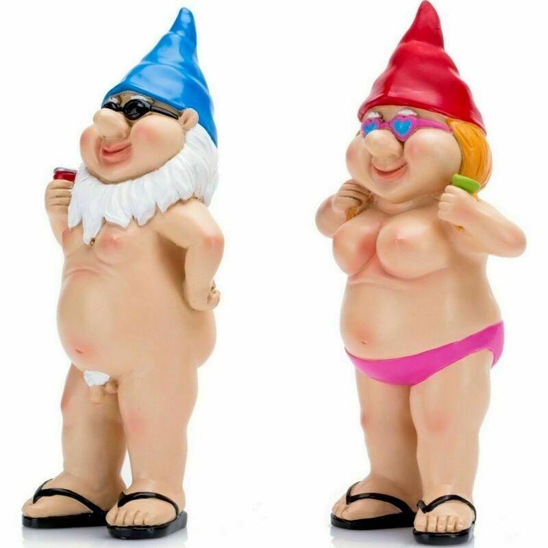 Nackte Statuen Garten Gnome frech nackt lustige Geschenk Statue Dekor Nudist