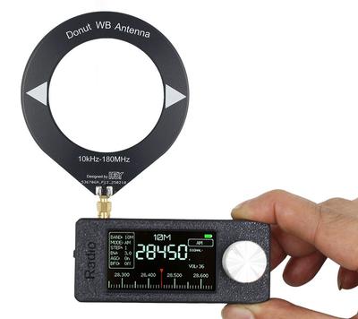 SI4732 9.9 KHz-108Mhz Pocket Mini Radio LSB USB AM FM Pocket Mini Radio 1.9inch IPS Screen All Band Radio Receiver with Antenna