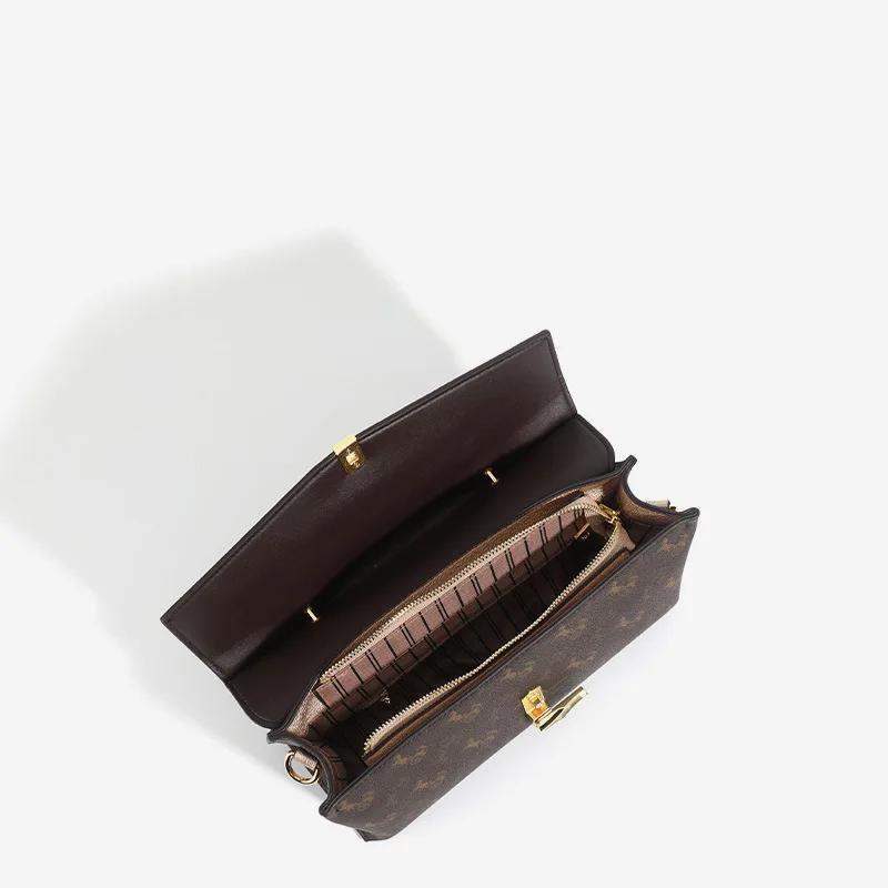Luxury Women's Genuine Leather Crossbody Bag New Fashion Handbag Full High Quality Shoulder Bag Nicole Design Women's Bag