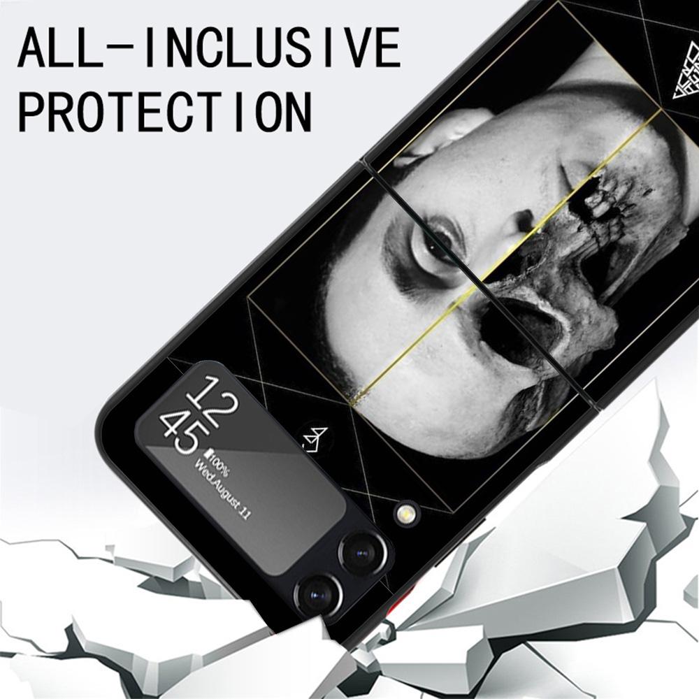 Residente C-Canserbero Case For Samsung Galaxy Z Flip 7 6 5 4 3 z Flip7 Flip6 Flip5 Flip4 5G Phone Cover Flip3 Folding Coque