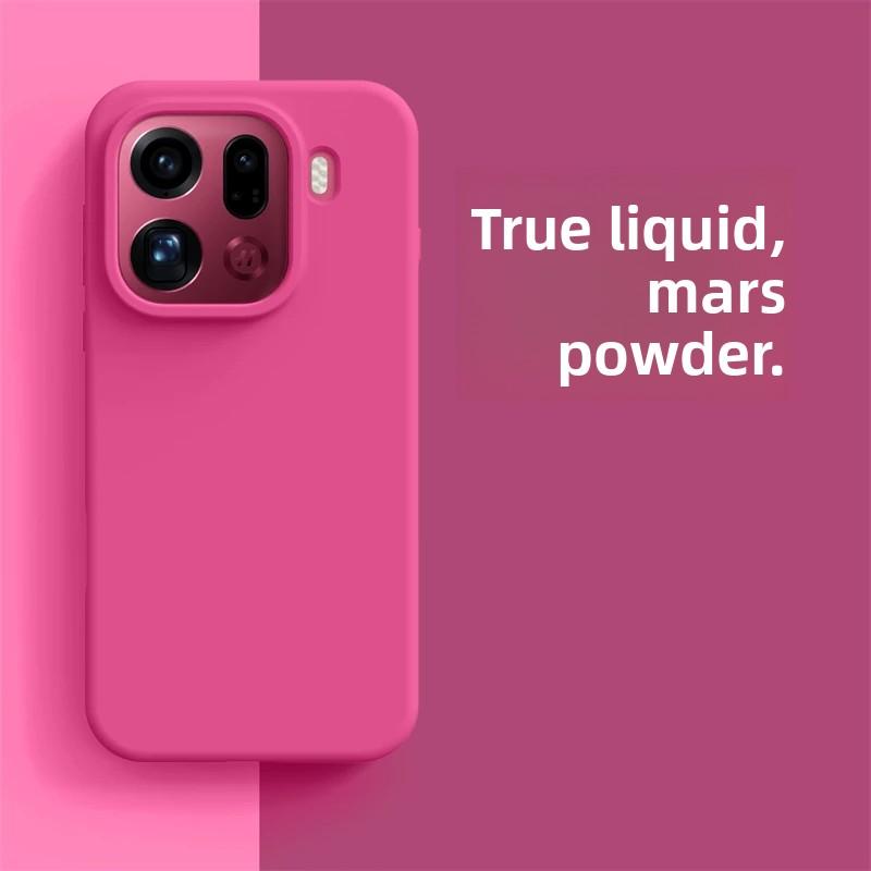 Custodia per Telefono per Oppo Find X9 Pro Lusso Silicone Morbido Liquido Sensazione Confortevole Copertura Interna in Floccato per Find X8 X9Pro 5G Bumper