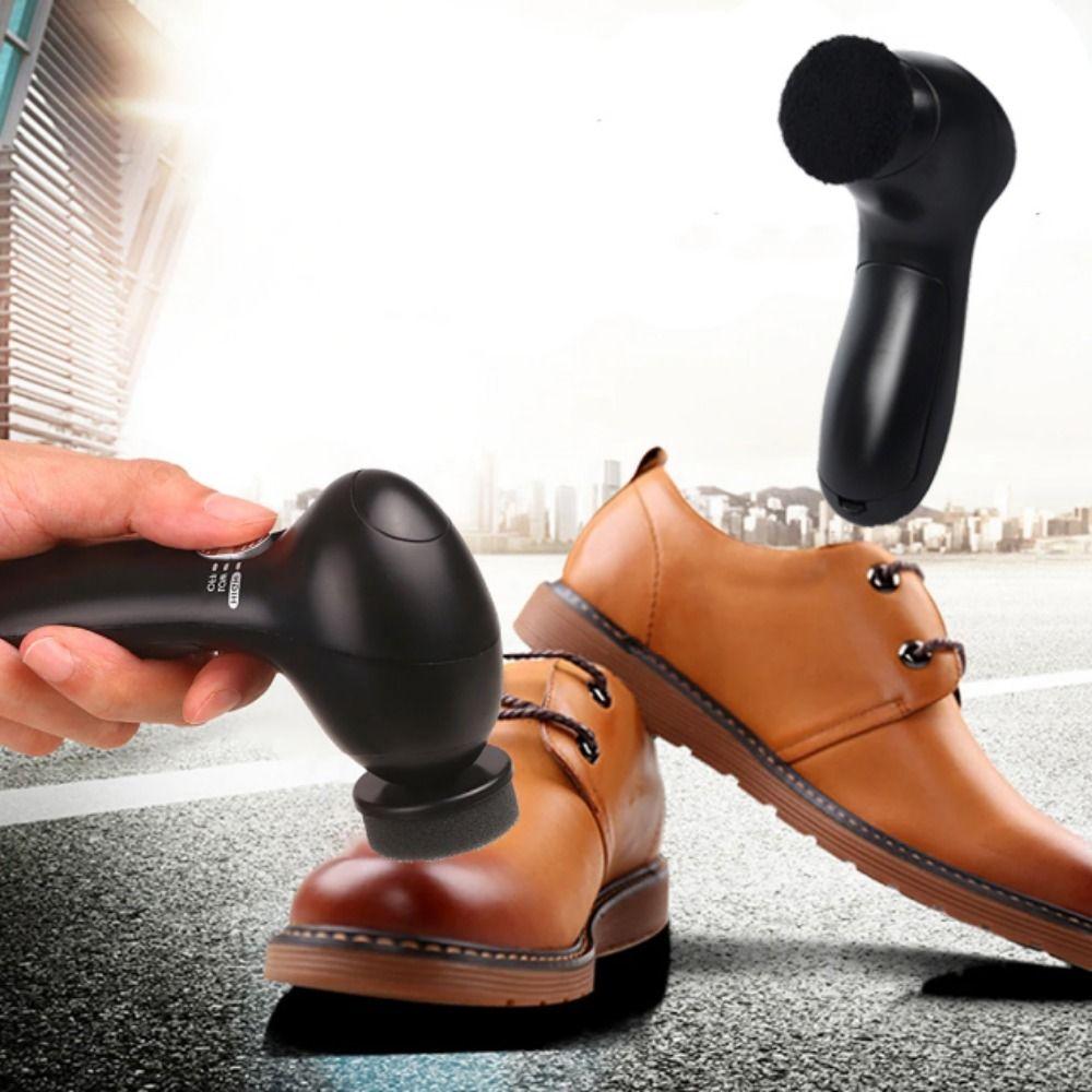 Automatyczna ręczna elektryczna szczotka do butów Zasilana bateryjnie polerka do butów Drzwi do butów/samochodu