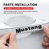4Pcs Car Door Handle Stickers Tire Rear View Mirror Decals For Ford Mustang ST Line Mondeo Focus Fiesta Escape Kuga Ecosport Ranger EXplorer Stickers
