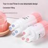 Travel Bottle 4-in-1 Set: Portable Large-Mouth Dispenser for Toiletries and Makeup