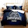 Red Jurassic Park Bedding Collection Cartoon Home Textiles For Kids Bed Collection Comforter Cover Bedroom Collection Queen Dinosaur Duvet Cover