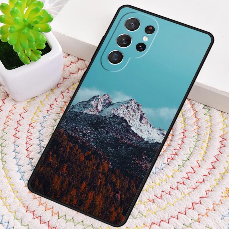 Mountains Air Balloon Silicone Phone Case For Samsung Galaxy Note 10 Pro S26 S25 S24 S23 S22 S21 Plus S25Ultra Capa Cover