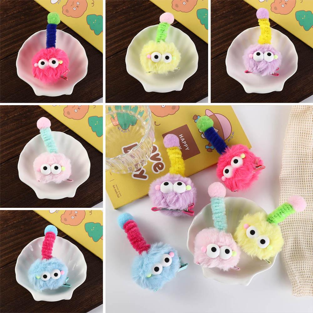 

Мультяшная плюшевая заколка для волос в корейском стиле, забавная заколка в виде утконоса, милая уродливая кукла, заколки для волос на каждый день