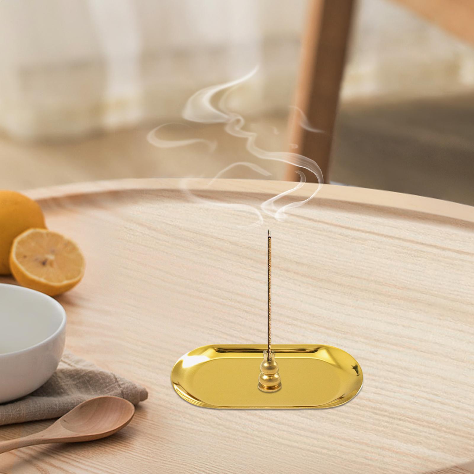 

Incense Stick Burner Coil Stick Incense Burner Holder With Ash Catcher Meditation Relaxation Tools Tabletop Aromatherapy CHINA