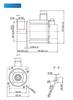 Jiemekang 1.5KW AC Servo Motor Kit, 130mm, 220V, 3000 RPM, 17-bit Encoder