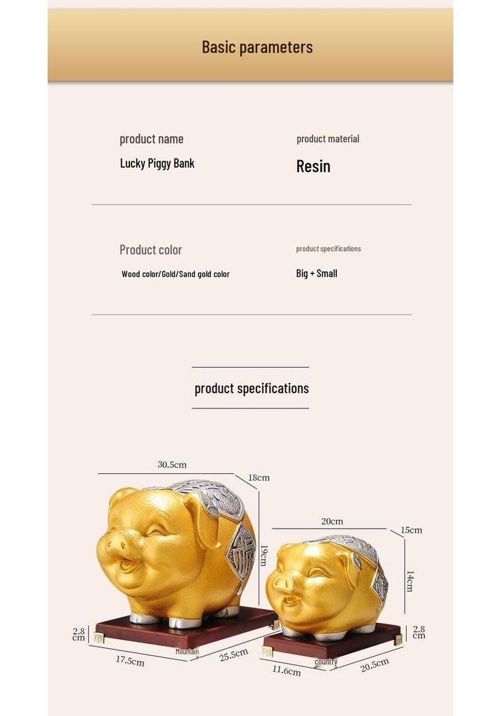 2026 Kreatives Sparschwein: Einzigartiges Sparschwein-Ornament mit großem Fassungsvermögen