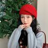 Mohair Big Head Hat Autumn and Winter Women's Warm and Fashionable Versatile Wool Beret Korean Style Face Showing Little Painter Hat