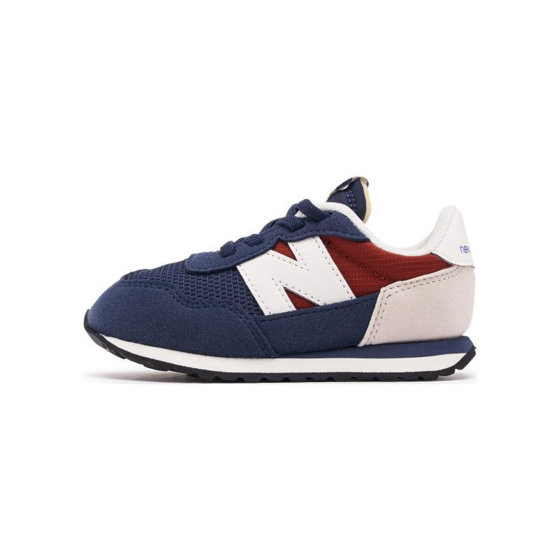 New Balance NB 237 Abrasion Resistant Low top Toddler Shoes Blue Red Beige Infant And Toddler IH237TR 25
