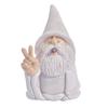 Creative Resin Gnome Statue With Middle Finger Gesture For Unique Garden Decor