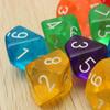 Acryl Spiele Familie Party Unterhaltung 10-seitige Würfel D10 Würfel Spiel Würfel Spielzeug