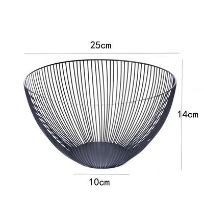 Nordic Iron Art Fruit Basket Set
