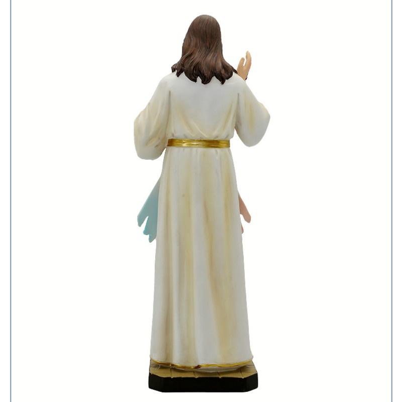 Statua Icona Resina Vergine Cristiana Nostra Signora Gesù San Antonio Figurine Cattolica Decorazione Casa Famiglia Decorazione Cattolica 30cm