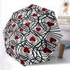 1pc Love Pattern Umbrella - Portable Home Essential, Durable Iron Frame with Rod Structure, Fashion Lovers Yy250910026