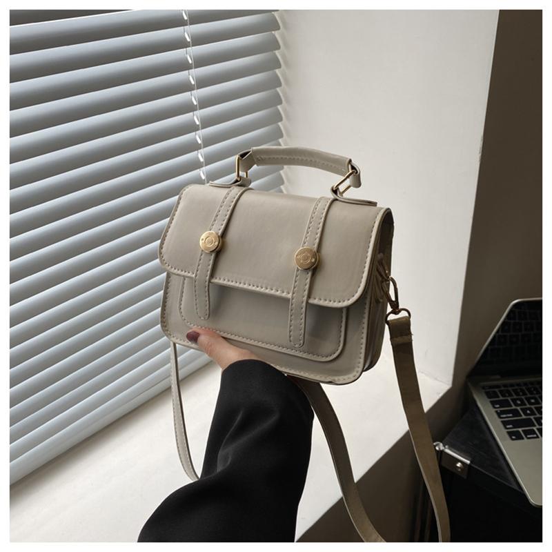 Mini crossbody červená kabelka pro ženy retro textura všestranná jednoduchá trendy ležérní kyvadlo nakupování přenosné tašky přes rameno