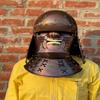 Helmet , Fantasy SCA LARP Helmet, Anime Cosplay Helmet Sengoku Bashara, Medieval Samurai Helmet