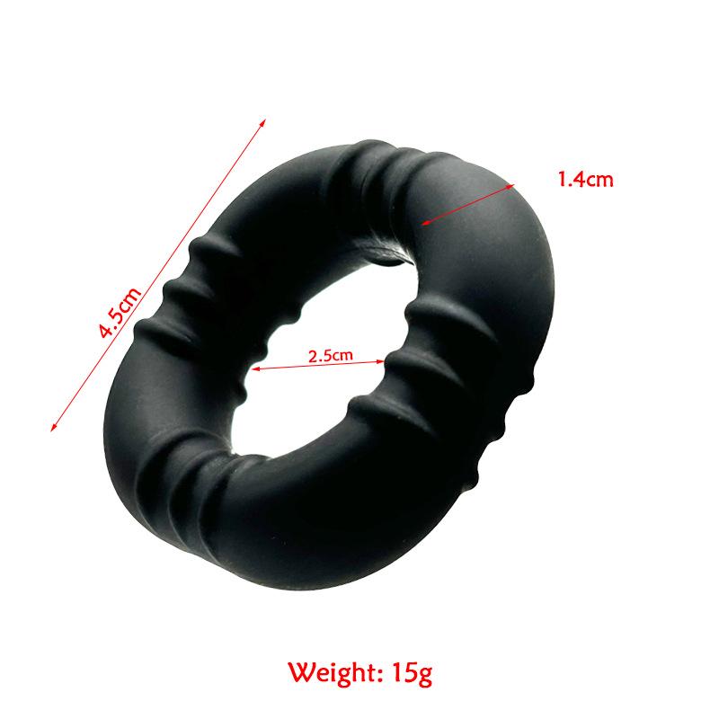 Špičkový erotický kroužek pro cudnost a oddálení ejakulace pro předkožku - Odolný design s očkem