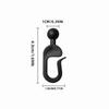 20pcs Plastic Mosquito Netting Rings Rustproof Hook Accessories Durability Curtain Hooks  Tent