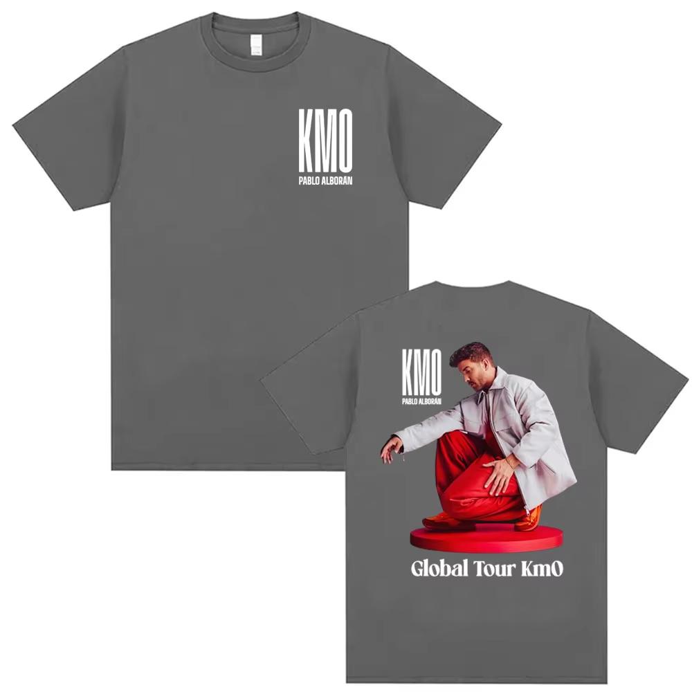 2026 Summer Pablo AlboráN Global Tour Kmo 2026 Merch T Shirts Men Women Fashion Vintage Hip Hop Tshirt For Men And Women