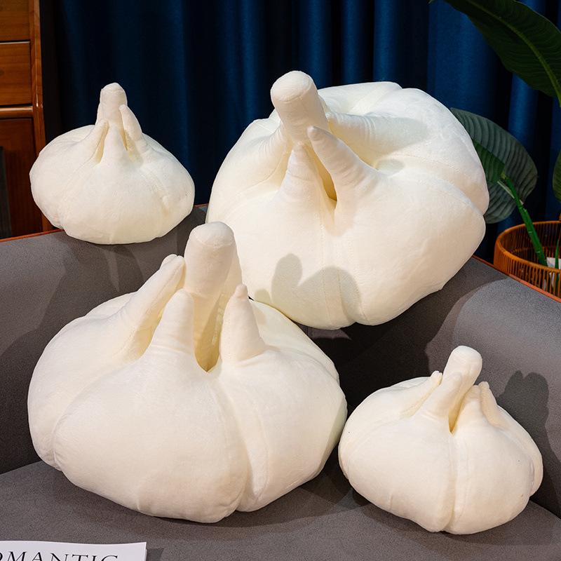 

Garlic Clove Pillow: Large Removable Plush Toy for Fun and Stress Relief 25cm [0.21kg]