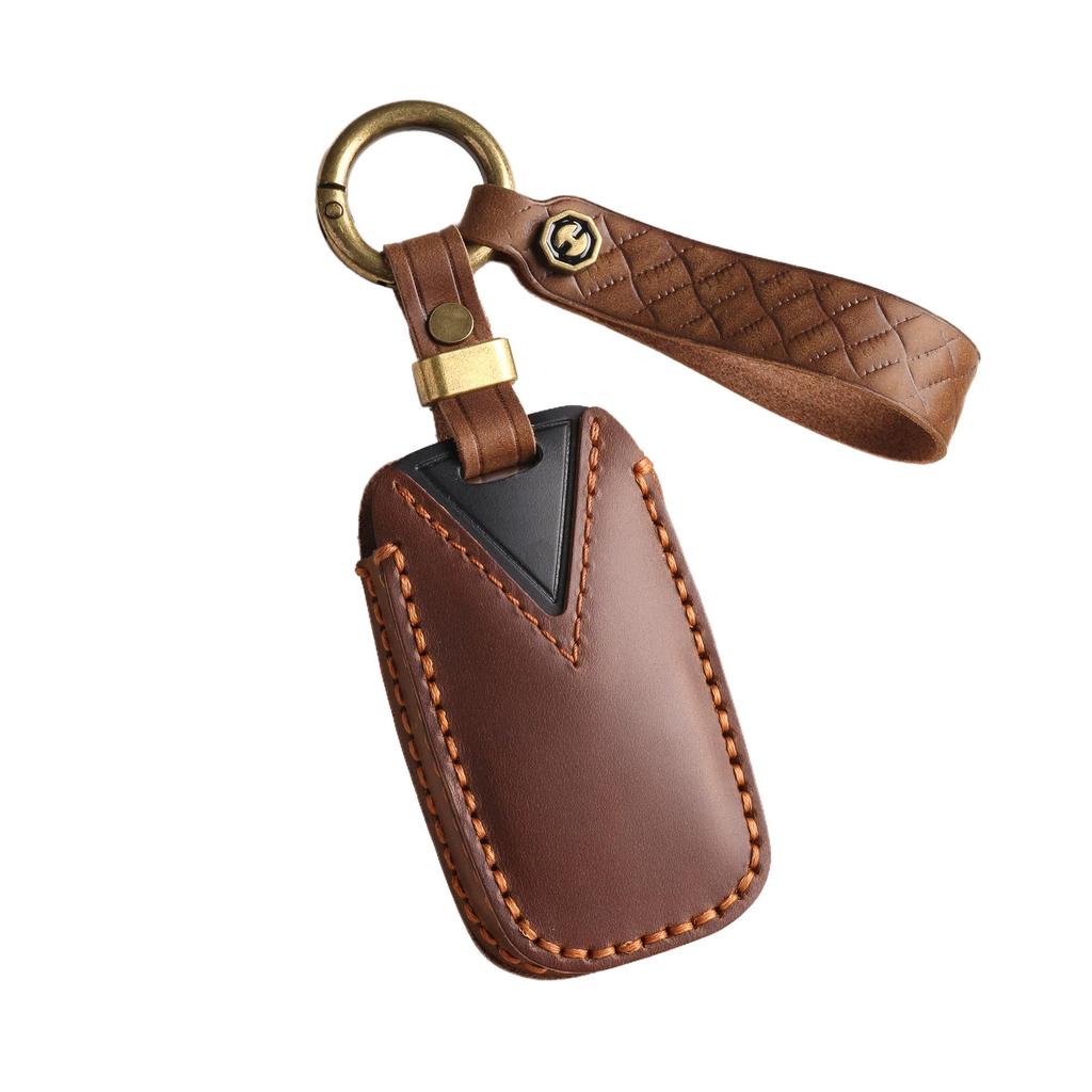 Handmade Genuine Leather Key Cover for New Dodge RAM