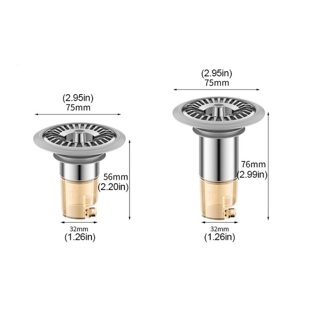 Filter Screen Floor Drain Core Rapid Drainage Floor Strainer Floor Drain Filter Plugs  Balcony