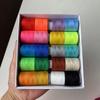 Pre-dyed Small Fabric Scraps for Doll Clothes and Patchwork Quilts with Needle by Hai Leide Zhu