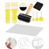 Decoupage Tool Set Art Craft Roller for DIY Arts Stamping Tools Versatile Crafts Projects Wallpapers