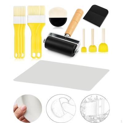 Decoupage Tool Set Art Craft Roller for DIY Arts Stamping Tools Versatile Crafts Projects Wallpapers
