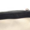 Used BALENCIAGA Navy clip M business bag clutch bag 373834 canvas leather Beige Black Used unisex