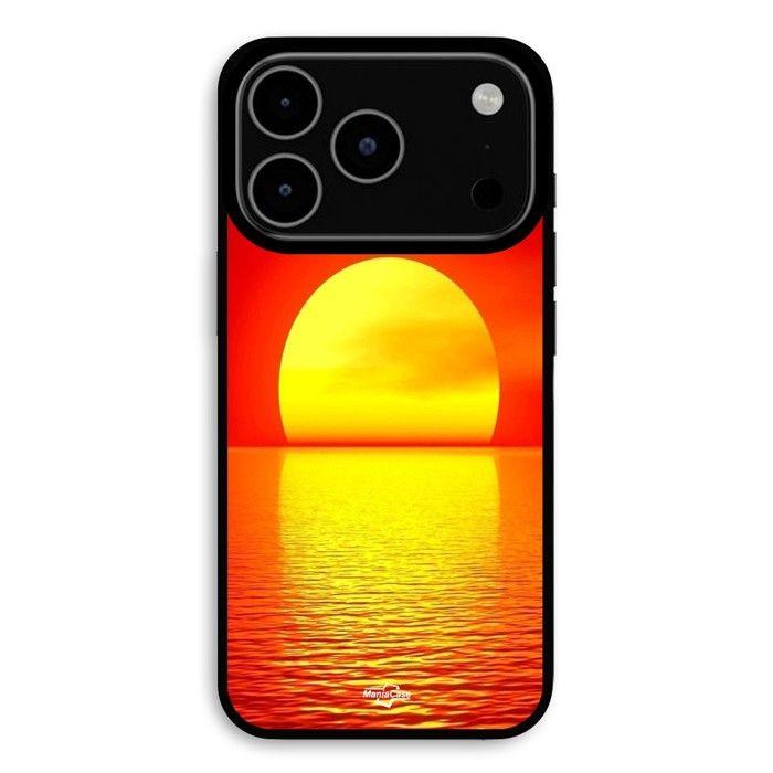 Hülle Für iPhone 18 Pro Max Märchenhafter Sonnenuntergang Maniacase schwarz