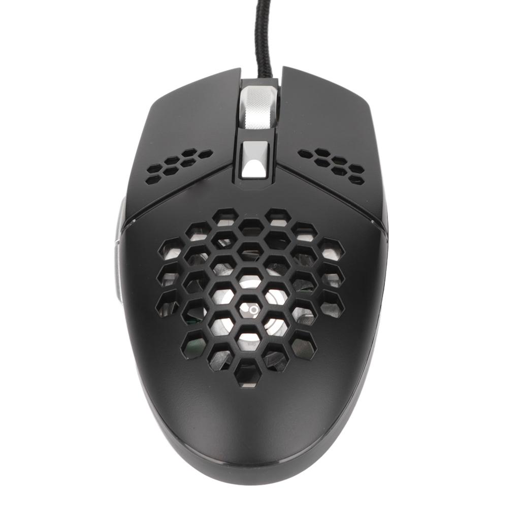 Gaming Wired Mouse 6 DPI Levels RGB 8000DPI Ergonomic Black Gaming Mouse for Desktop Computers Laptop