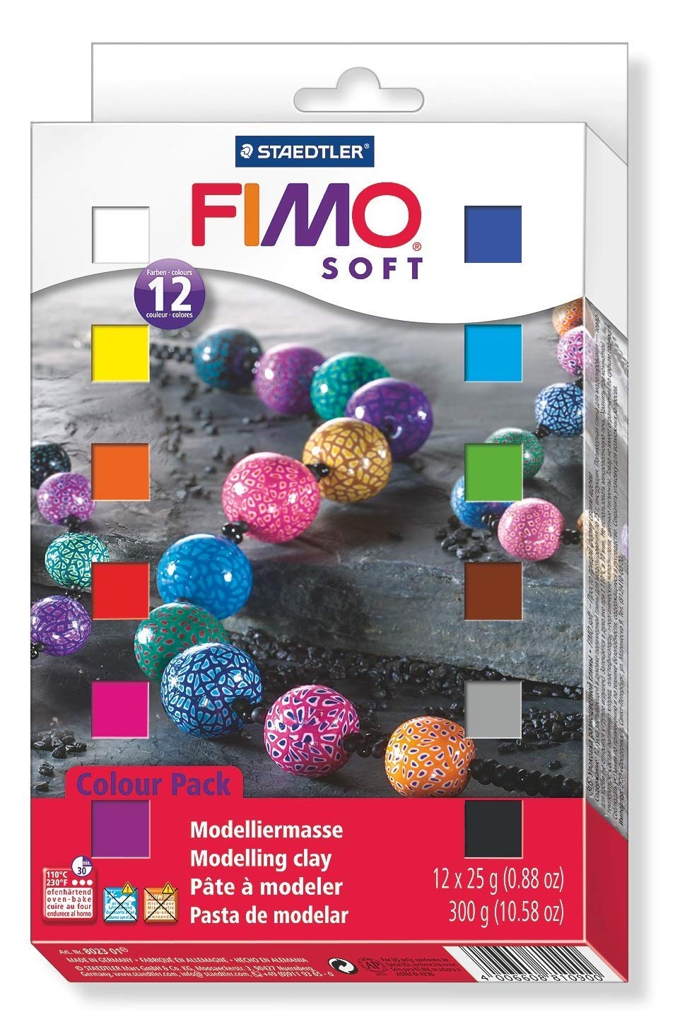 

FIMO Fimo Soft Material Pack 10-Color Set
