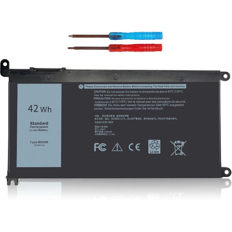 WDXOR WDX0R Battery Replacement for Dell Inspiron 13 15 5000 7000 5570 7579 7378 5567 7573 5565 5379 5378 Latitude 3490 3590 3340 3390 Vostro 5468