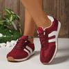 Fashion 2025 Autumn New Women's Red Casual Sneakers Lightweight Non Slip Walking Shoes Woman Plus Size Comfort Breathable Sports Shoes