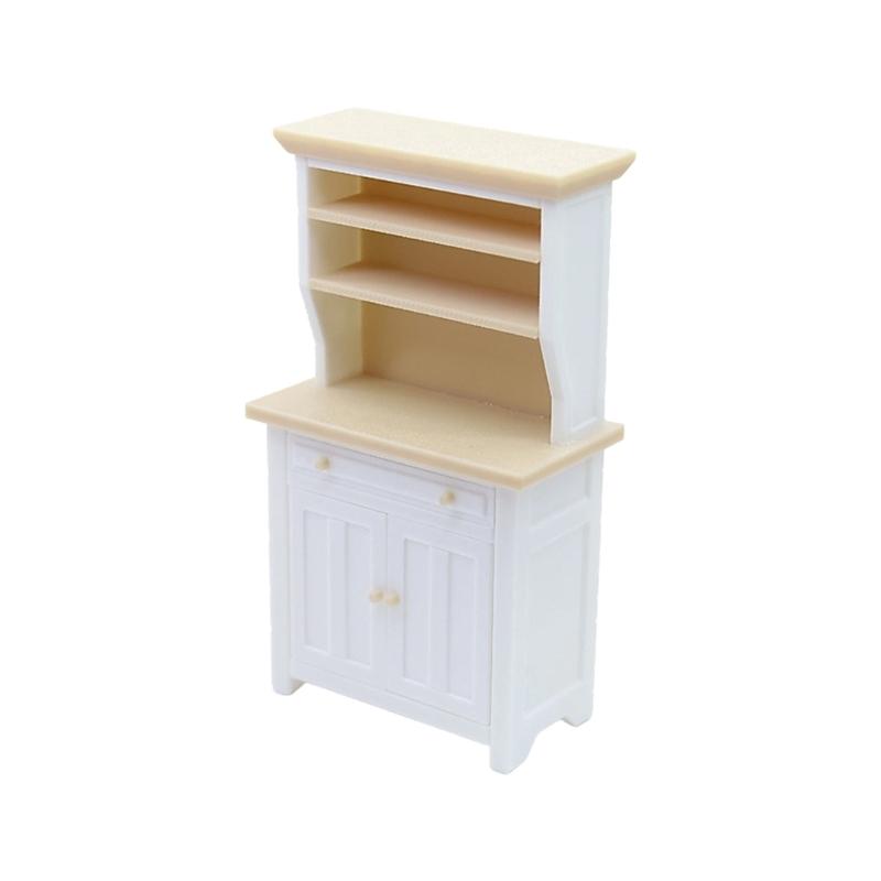 Miniature Cabinet Model Figurine For 1:12 Scale Doll House Interior Furnishing Craft Model Project Display Accessories