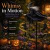 Metal Outdoor Garden Stake Decoration Decoration-witch Garden Wind Spinner  Halloween