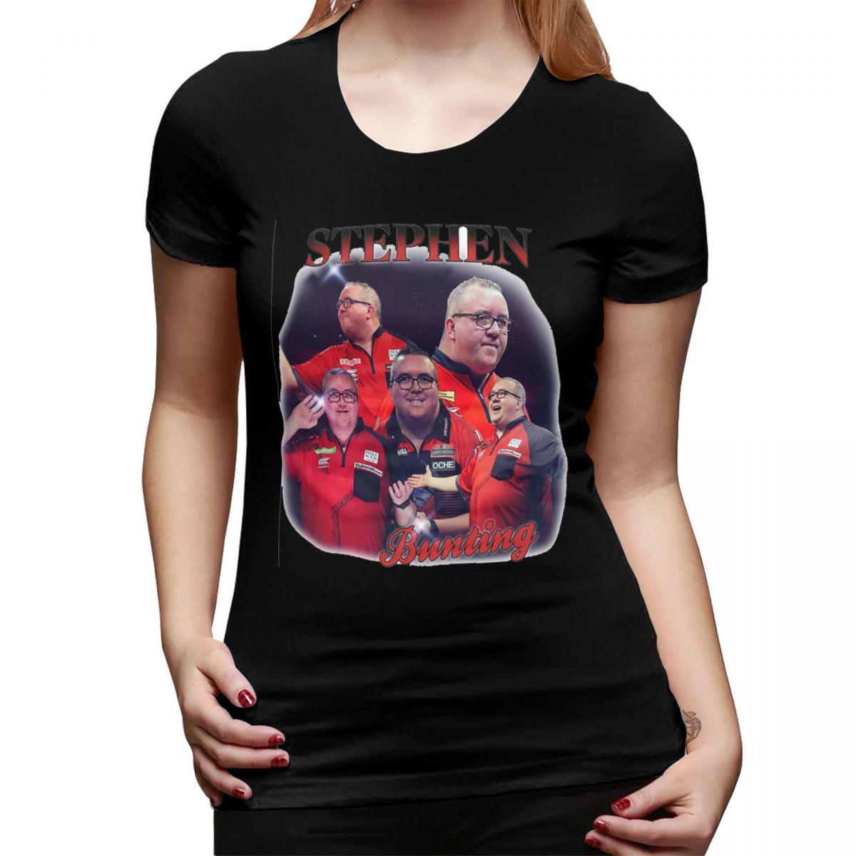 

Stephen Bunting Bootleg TShirt for Women Round Neck Streetwear T Shirts Womens Tees Short Summer Clothes Tops 2XL