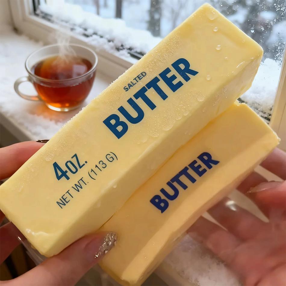 Soft Slow Rebound Butter Stick Squeezing Toy Realistic Decompression Fidget Stress Relief