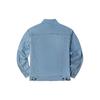 Lee SS23 Solid Color Logo Embroidered Single-Breasted Denim Jacket Unisex jackets Light-Blue LMT0040835PN00FA02623