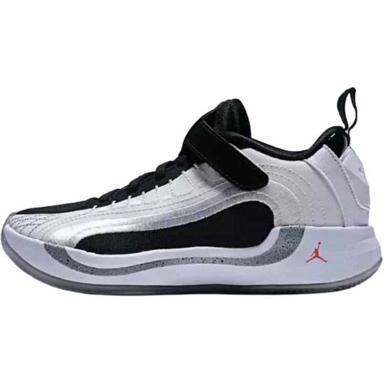 

New Jordan Luka 4 Low top Children s Basketball Shoes White Black Children Aged 3 7 Years Old HJ5226-101 33.5