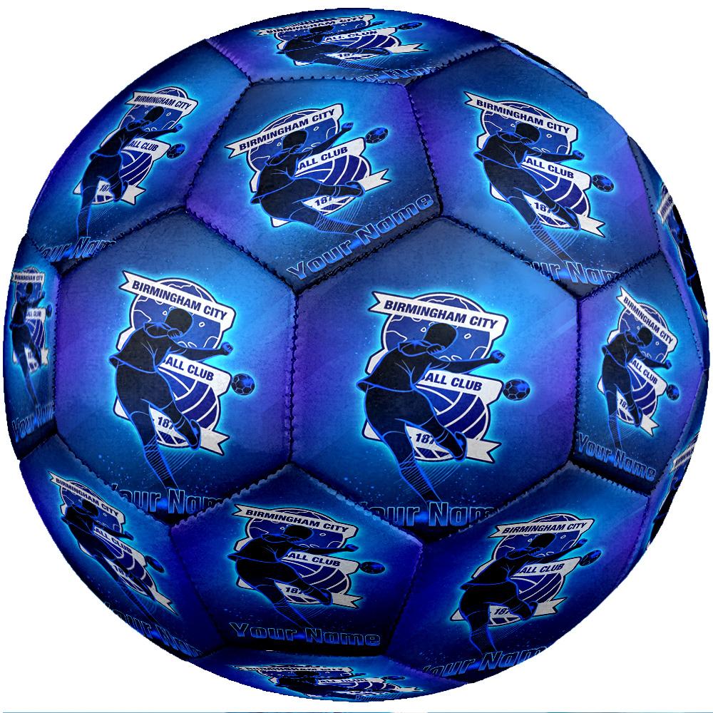 BIRMINGHAM CITY Football Fashion Size 5 Football Wearproof Non‑Slip Soccer Ball For Sports Training Entertainment Use